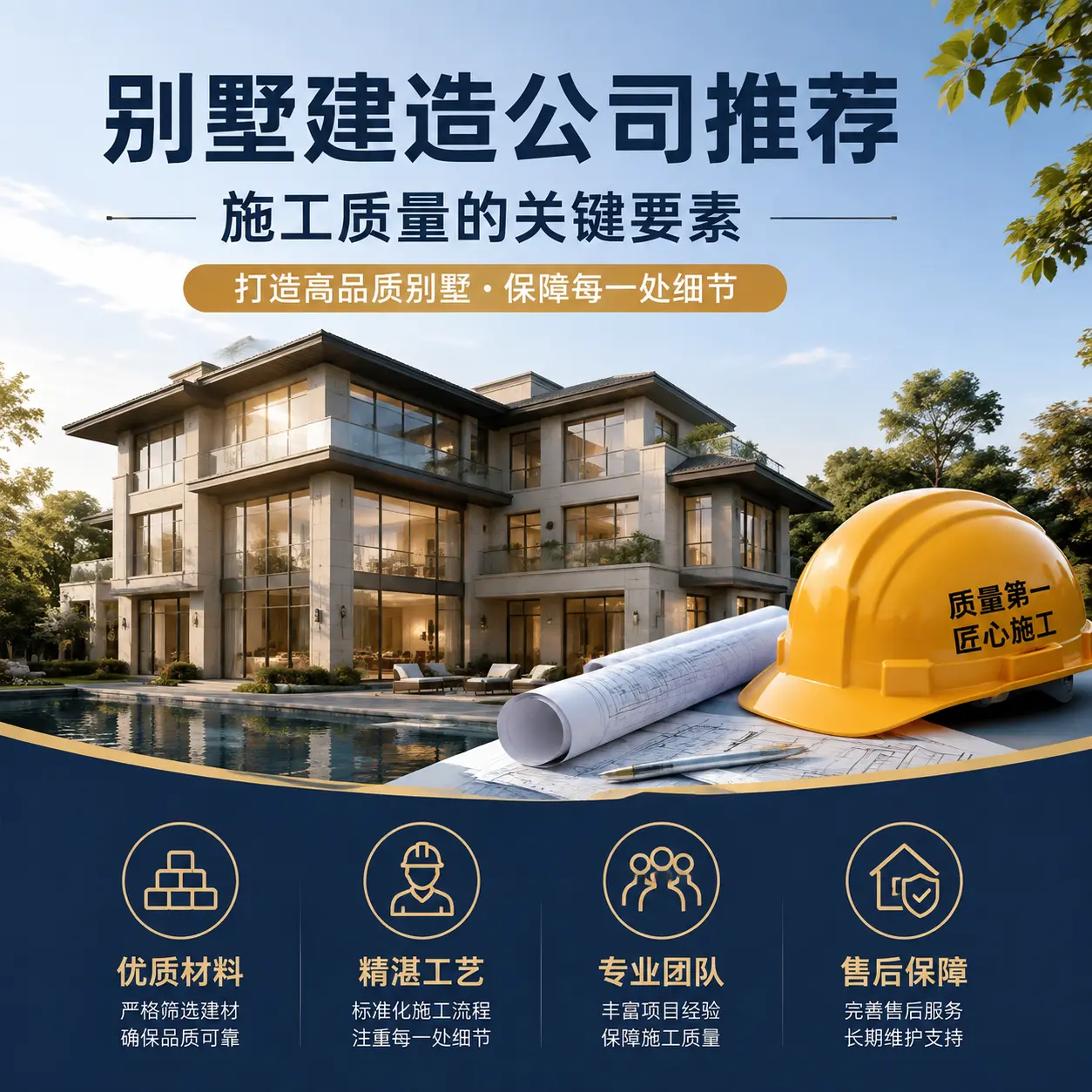 别墅建造公司推荐: 内蒙古 施工质量的关键要素