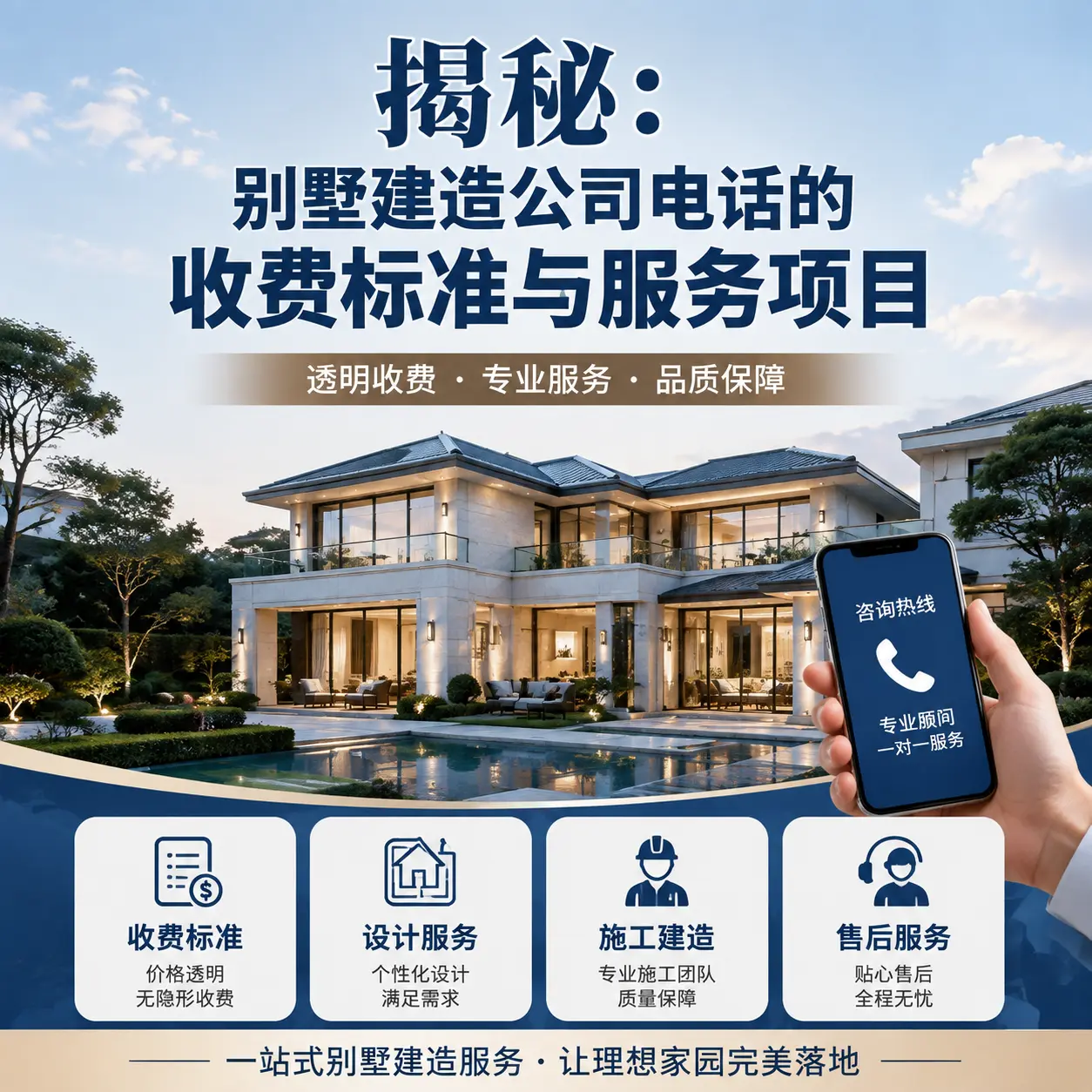 揭秘:内蒙古别墅建造公司电话的收费标准与服务项目