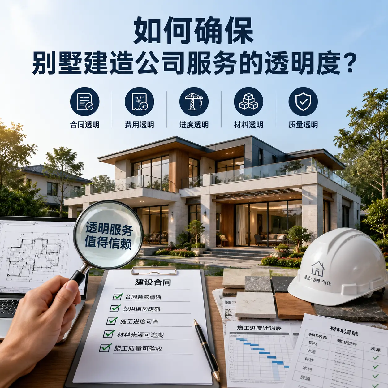 在 内蒙古 如何确保别墅建造公司服务的透明度?