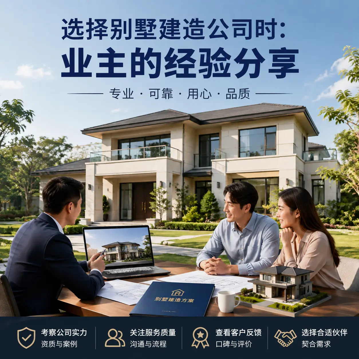 选择别墅建造公司时: 内蒙古 业主的经验分享