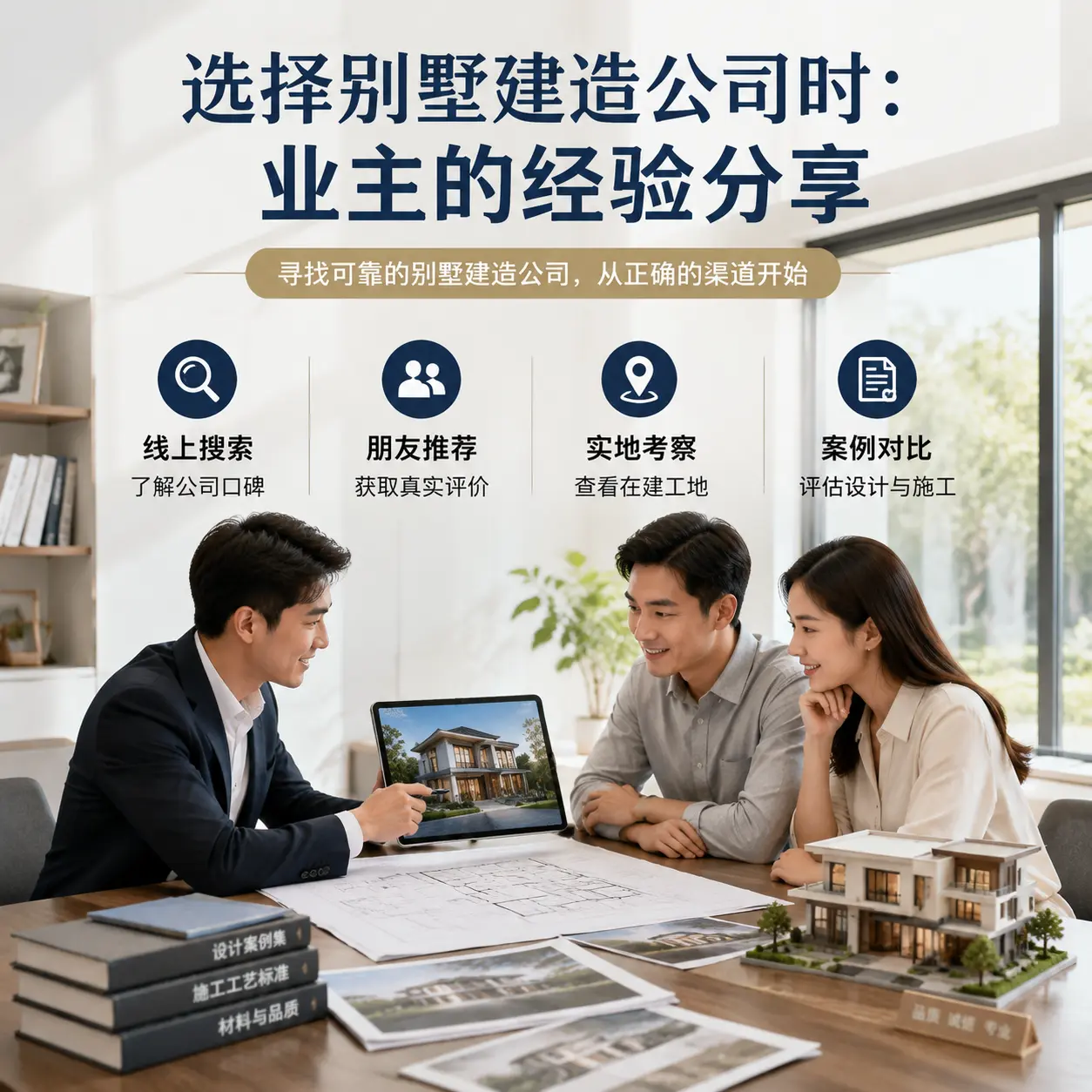 选择别墅建造公司时： 内蒙古 业主的经验分享
