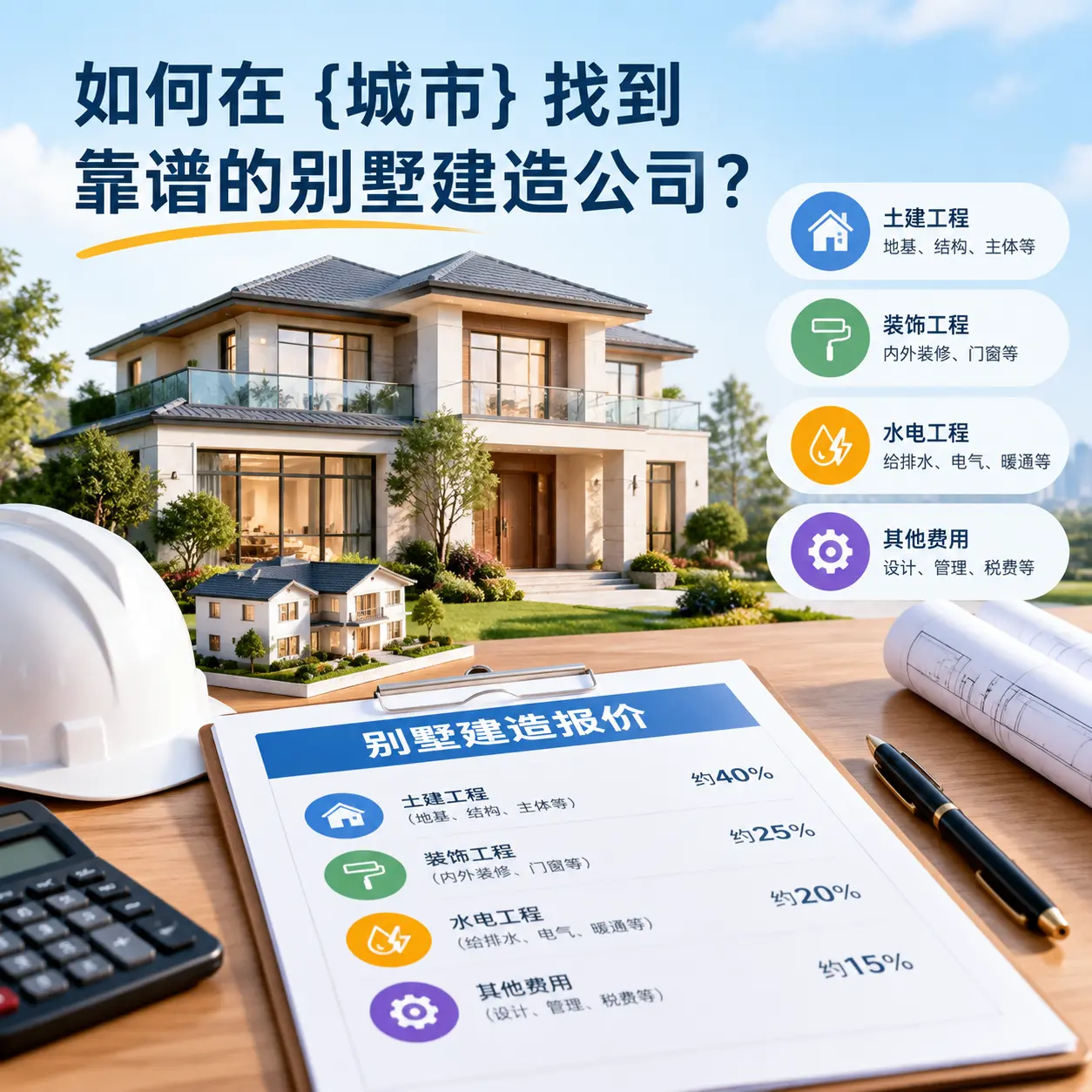 如何在 内蒙古 找到靠谱的别墅建造公司?