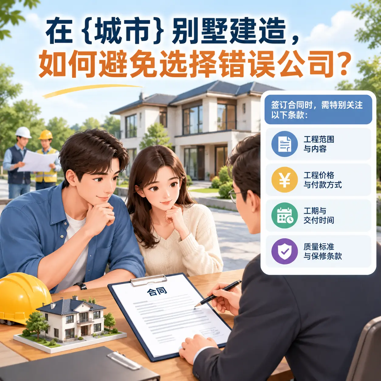 在 内蒙古 别墅建造,如何避免选择错误公司?