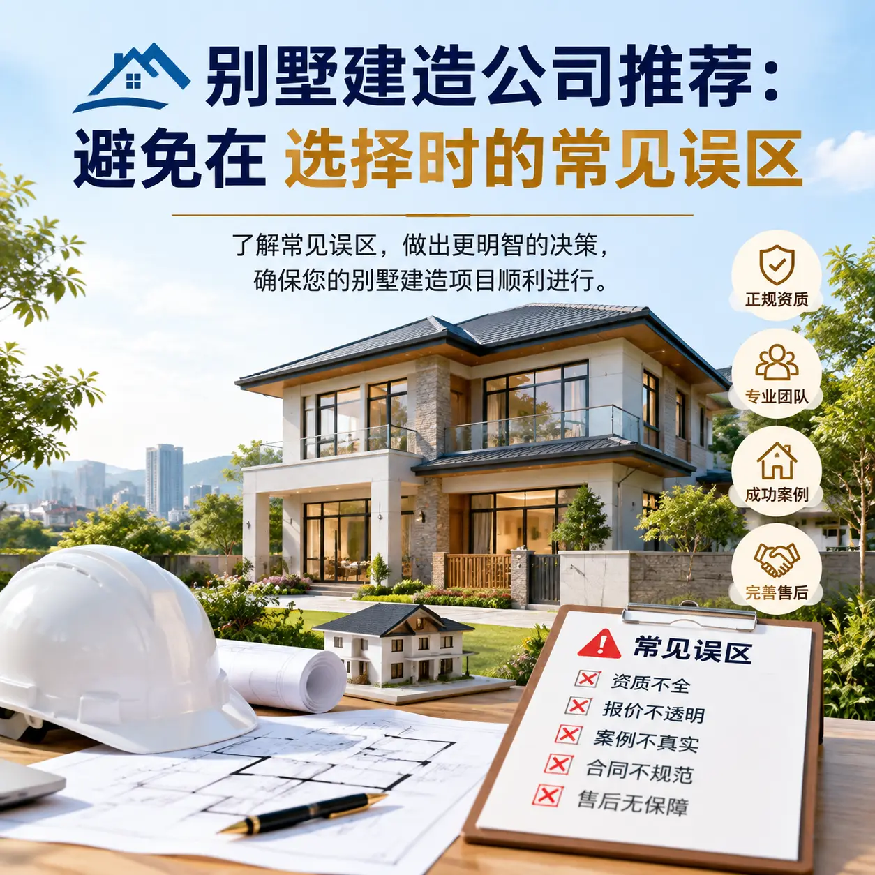 别墅建造公司推荐:避免在 内蒙古 选择时的常见误区