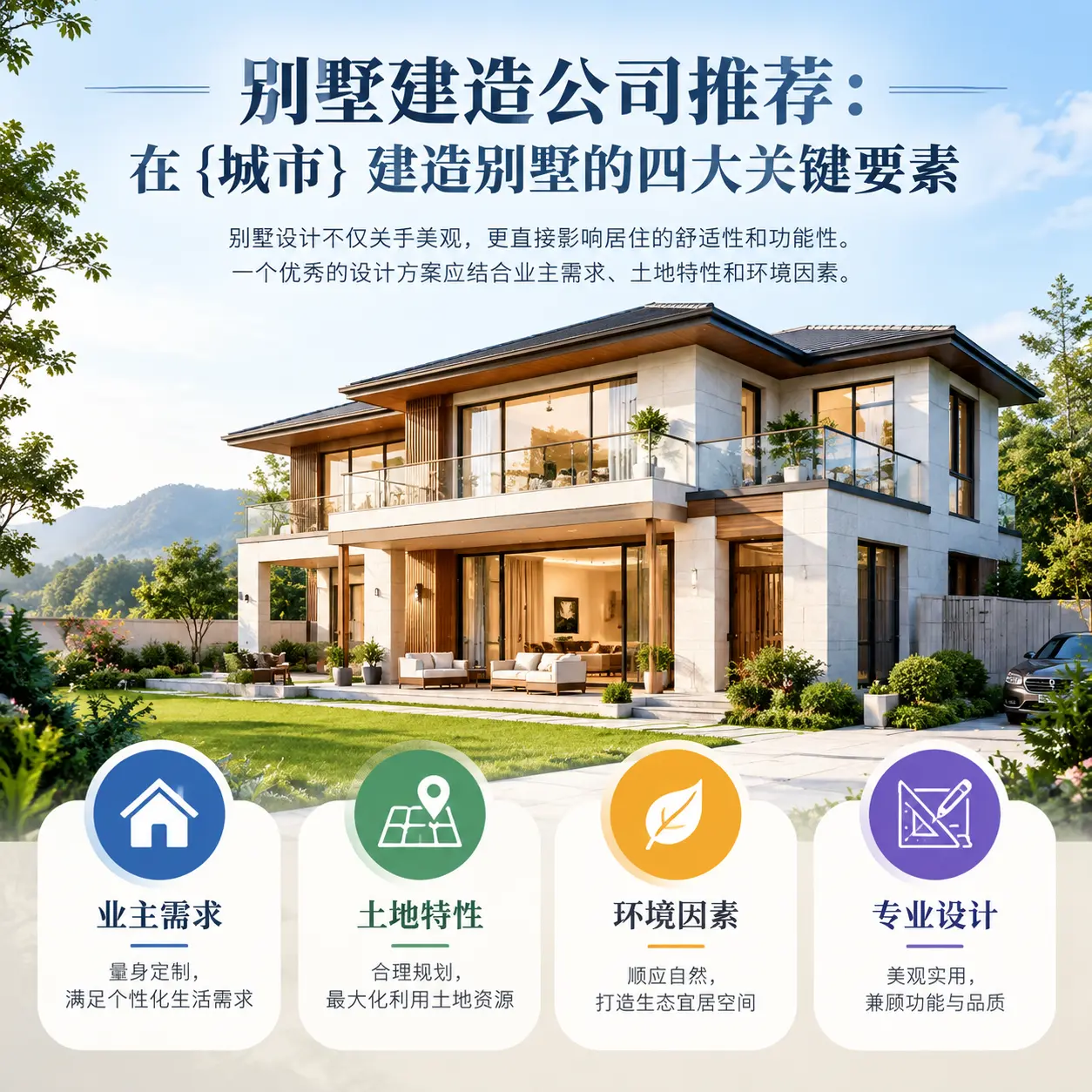 别墅建造公司推荐:在 内蒙古 建造别墅的四大关键要素