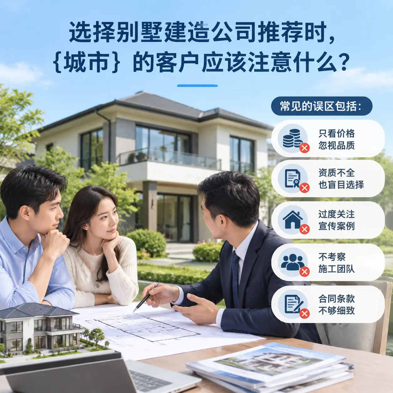 选择别墅建造公司推荐时,内蒙古 的客户应该注意什么?