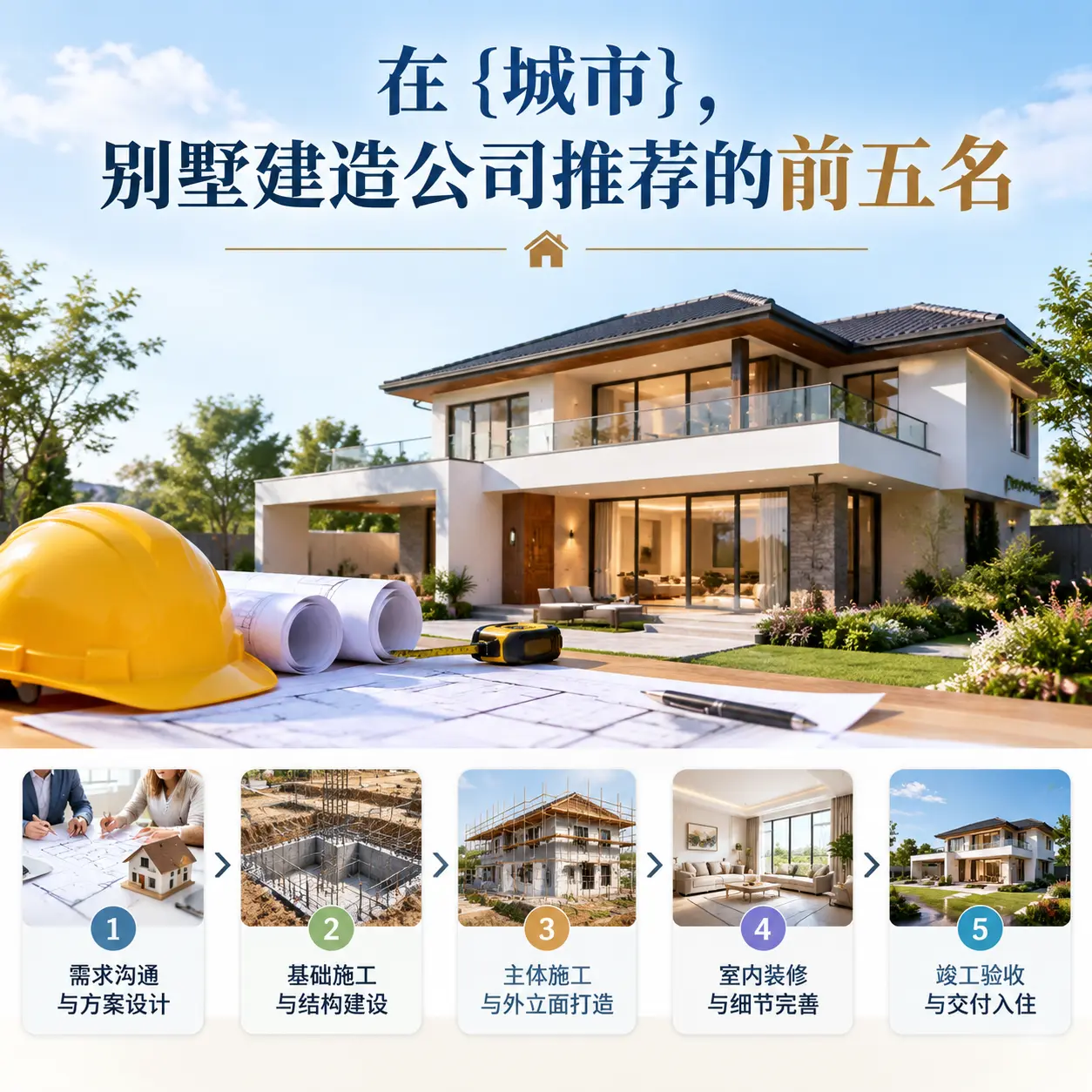 在 内蒙古，别墅建造公司推荐的前五名