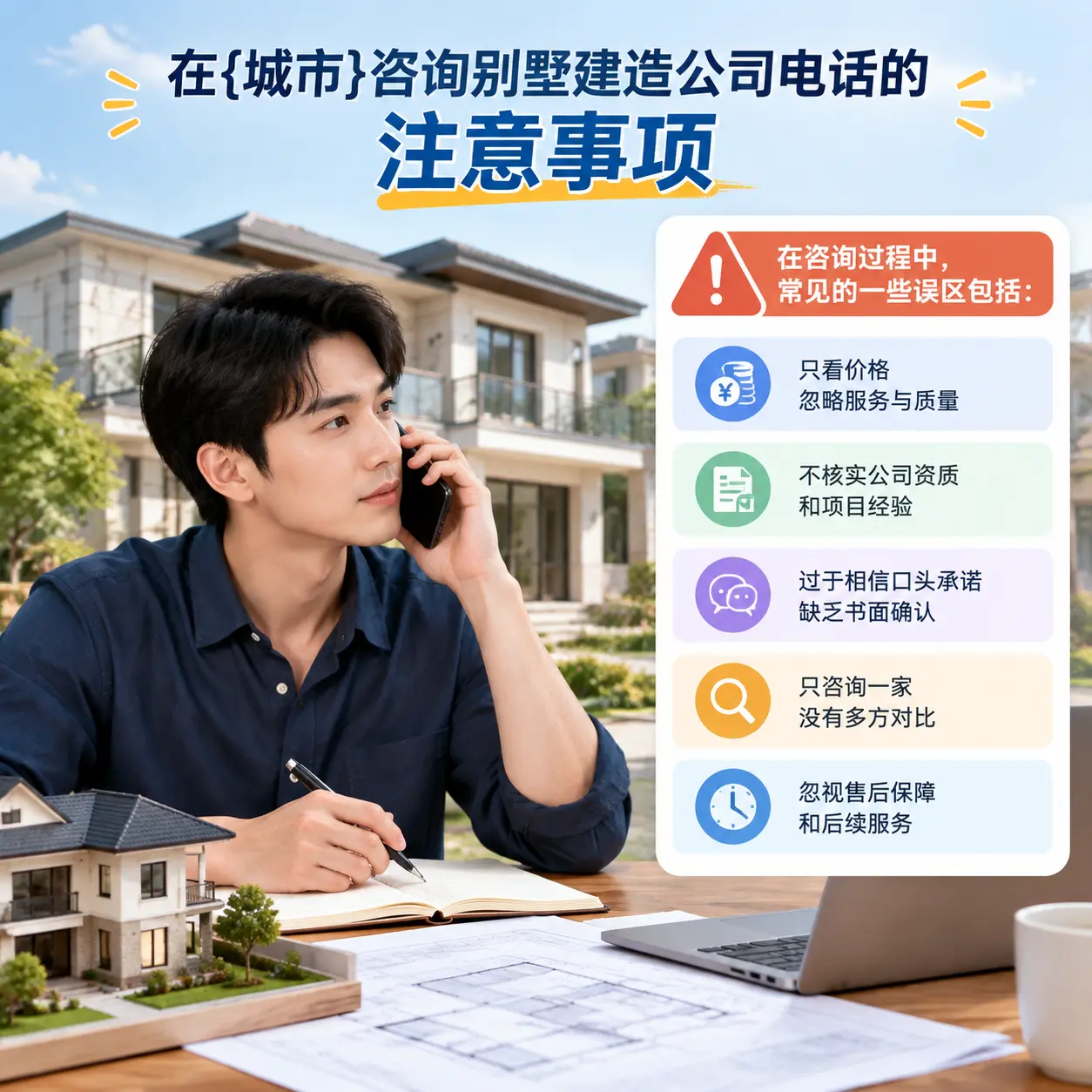在内蒙古咨询别墅建造公司电话的注意事项