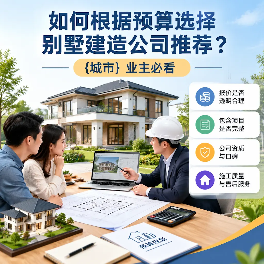 如何根据预算选择别墅建造公司推荐？ 内蒙古 业主必看