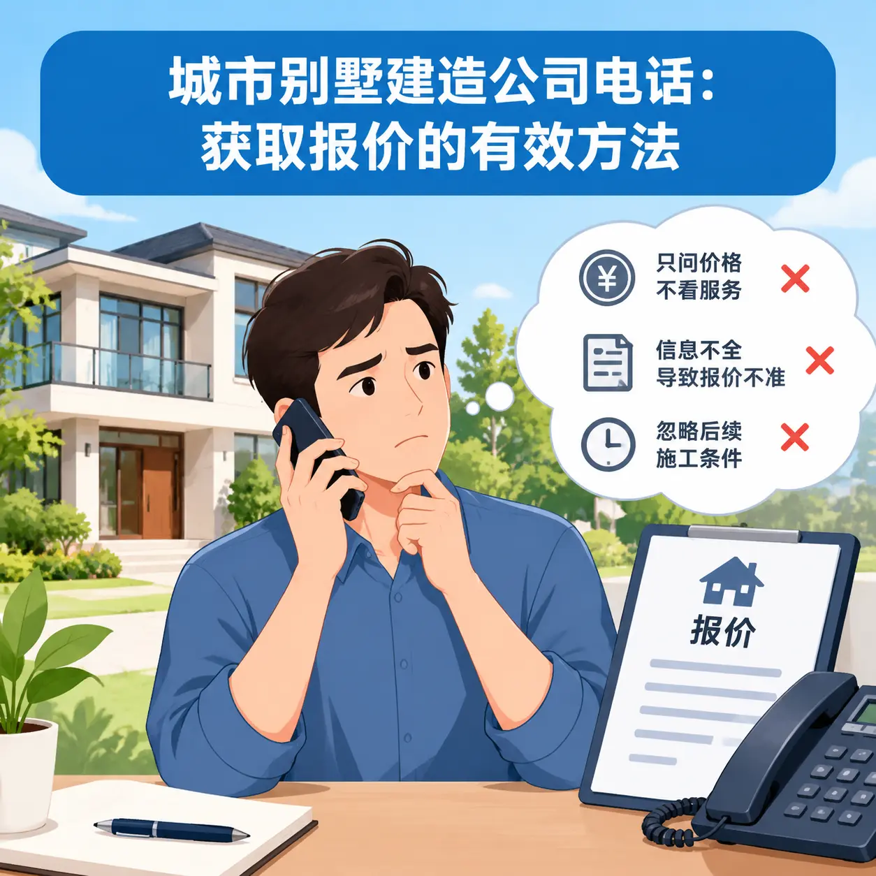 内蒙古别墅建造公司电话：获取报价的有效方法