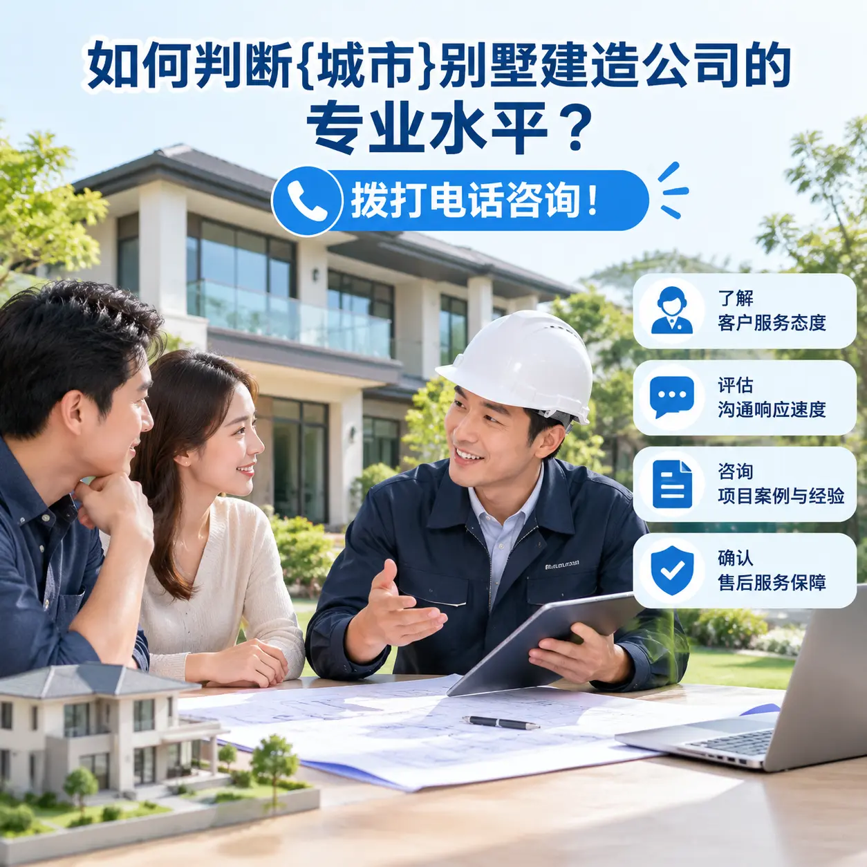 如何判断内蒙古别墅建造公司的专业水平?拨打电话咨询!